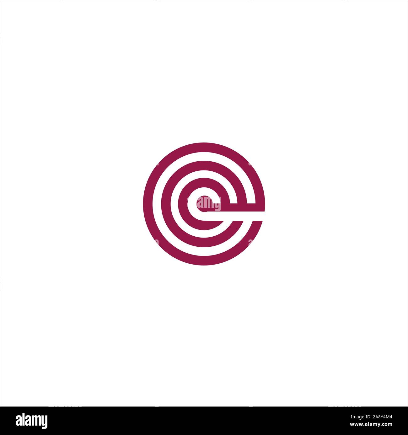 Initial letter CE or EC logo vector logo design Stock Vector Image ...