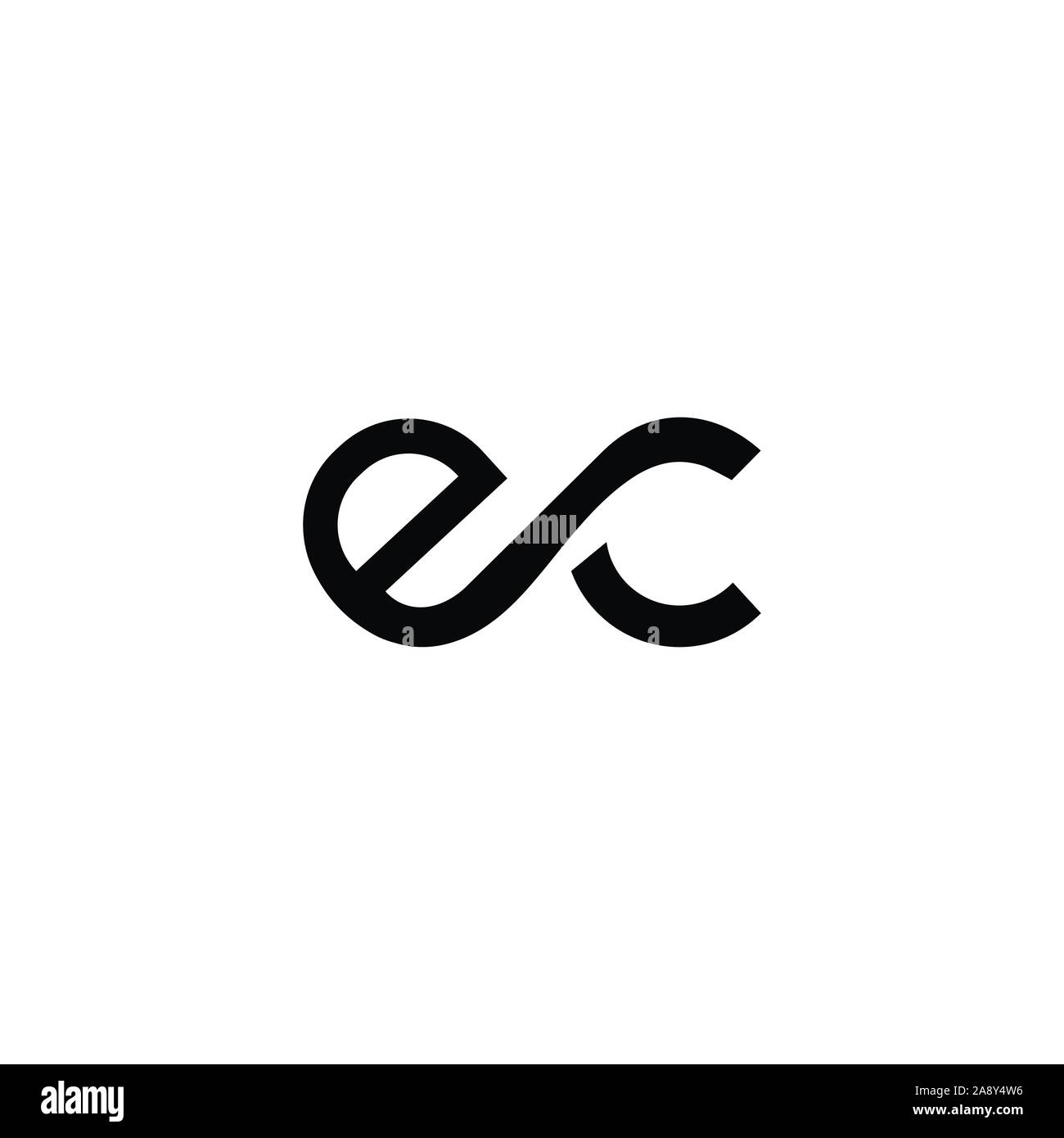 Initial letter CE or EC logo vector logo design Stock Vector Image ...