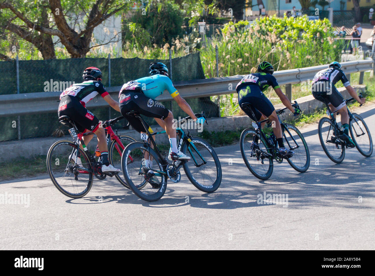 Giro d’Italia 2017, 8. Etappe, Ziel ist Peschici Stock Photo