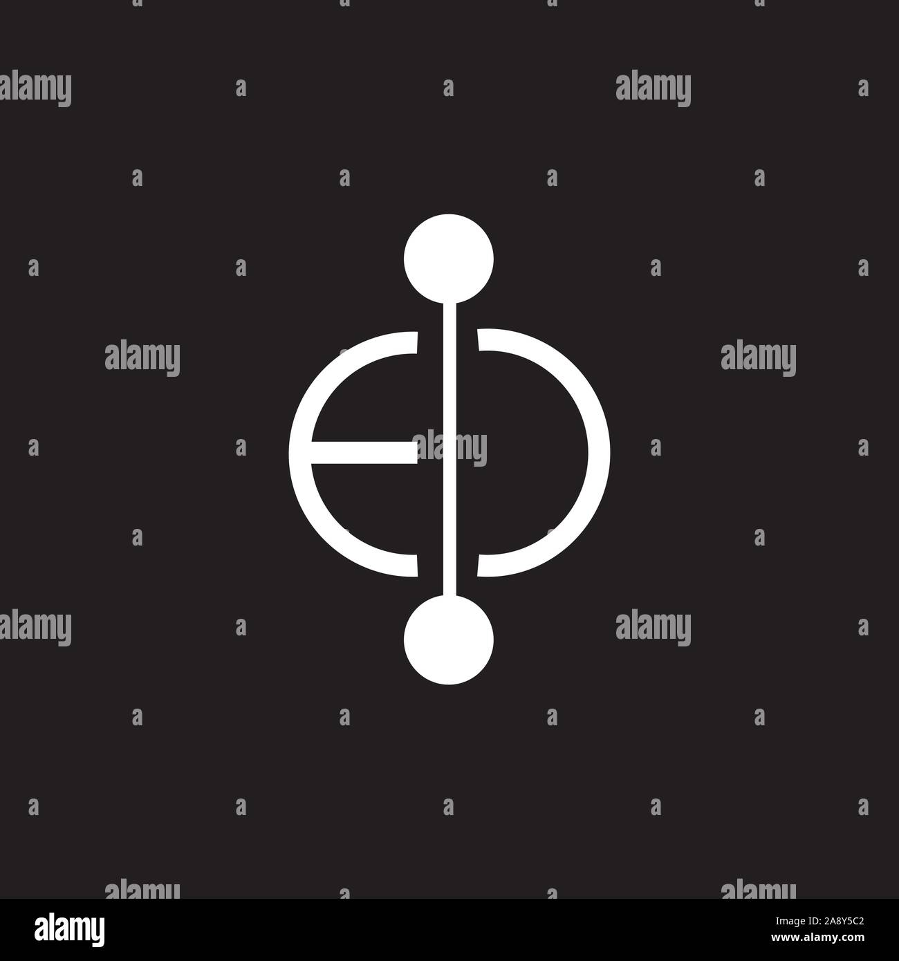Initial letter CE or EC logo vector logo design Stock Vector Image ...