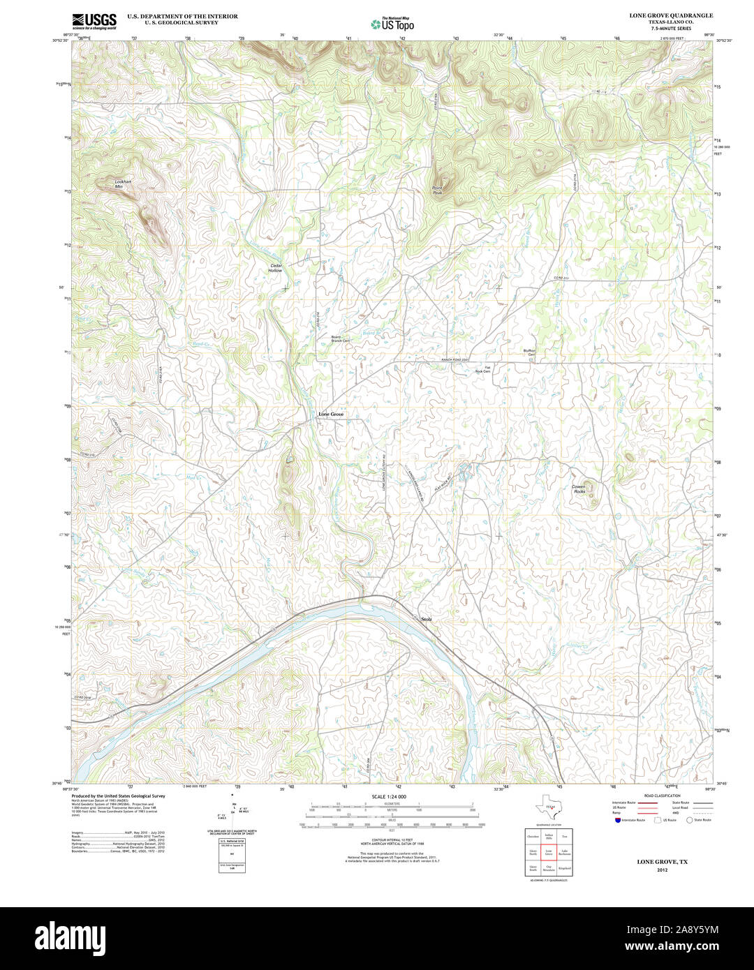 Map of lone grove hires stock photography and images Alamy