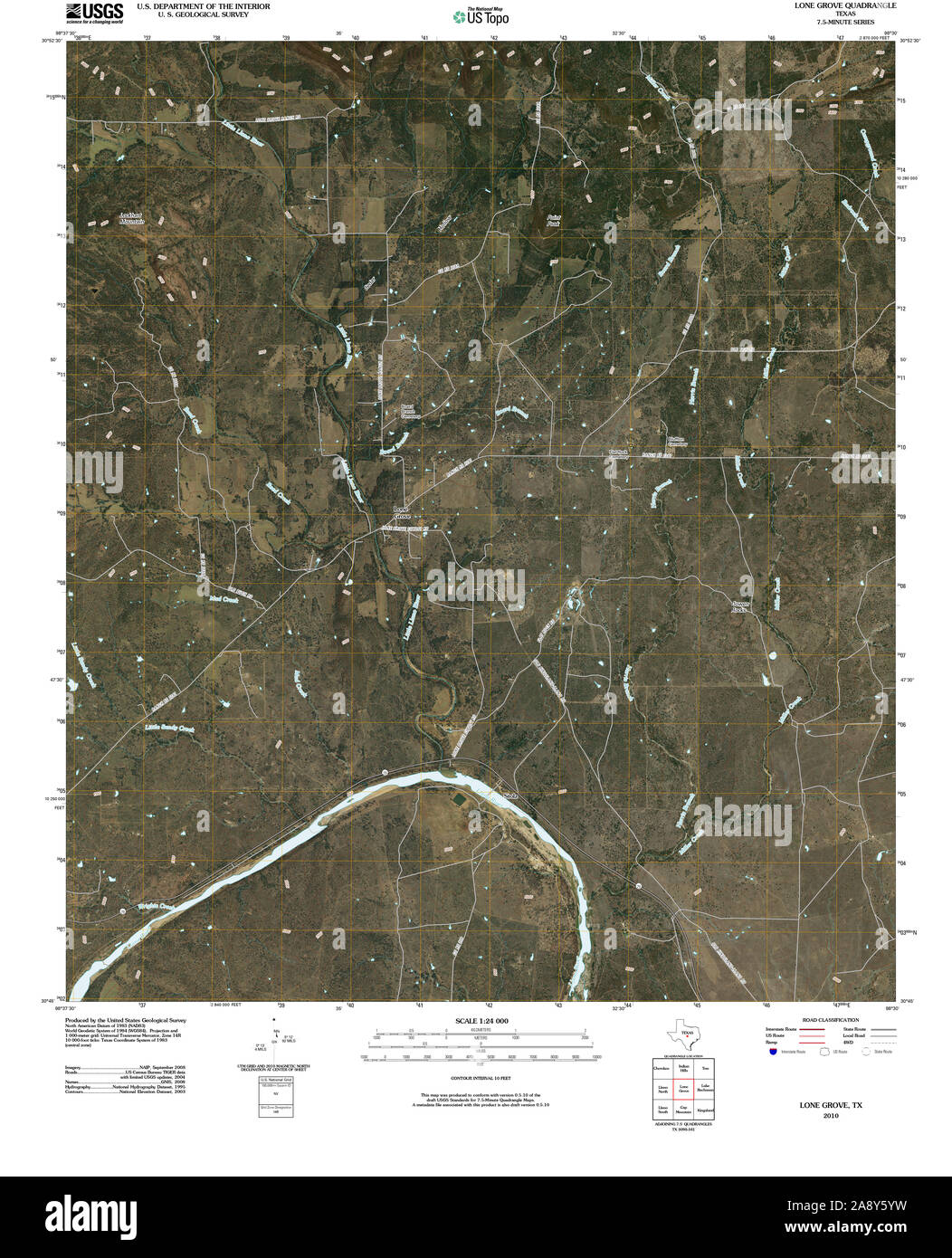 Map of lone grove hires stock photography and images Alamy