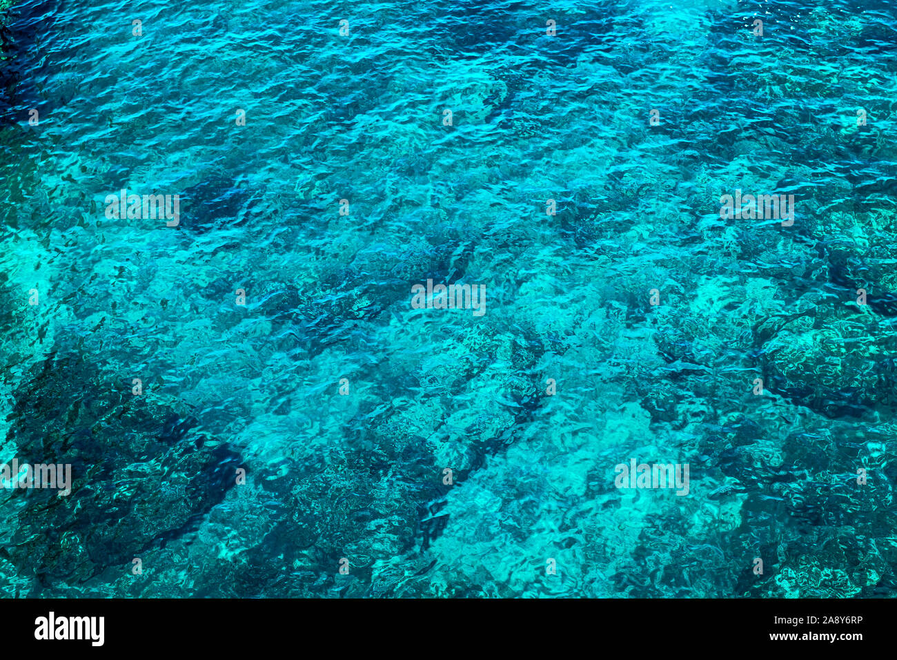 Seething Mediterranean Sea Water Stock Photo - Image of cruise, green:  181023402