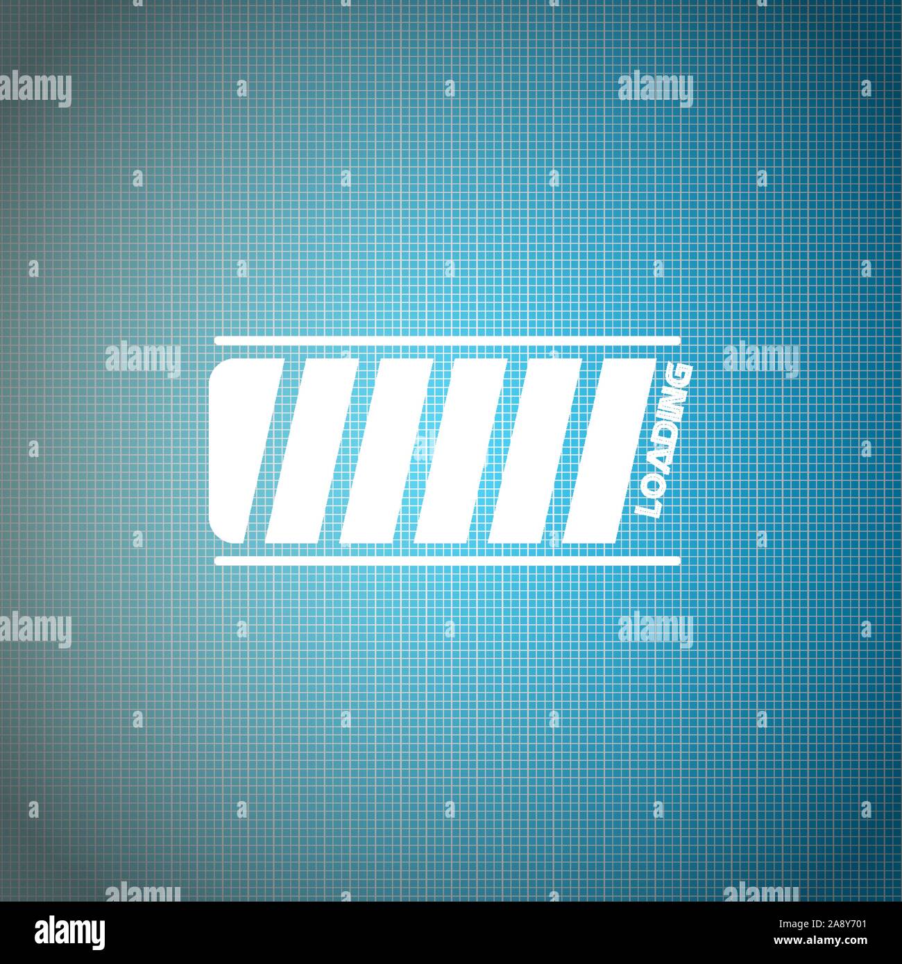 Loading bar over a textured background - Vector Stock Vector Image ...