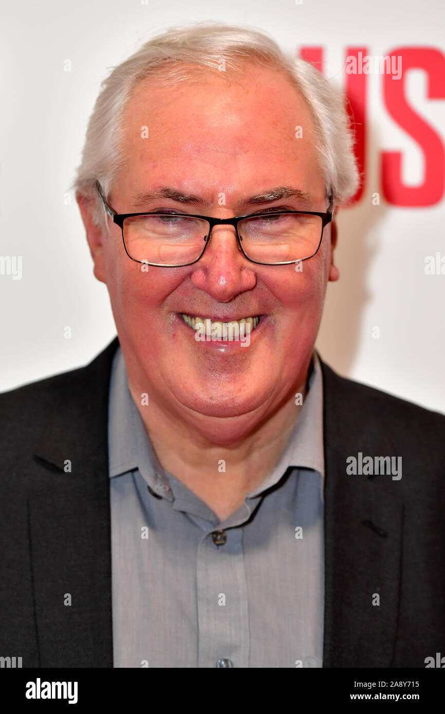Author of Busby and MUFC books Roy Cavanagh during the World Premiere of new feature documentary, BUSBY, at Everyman Manchester St Johns, Manchester. Stock Photo