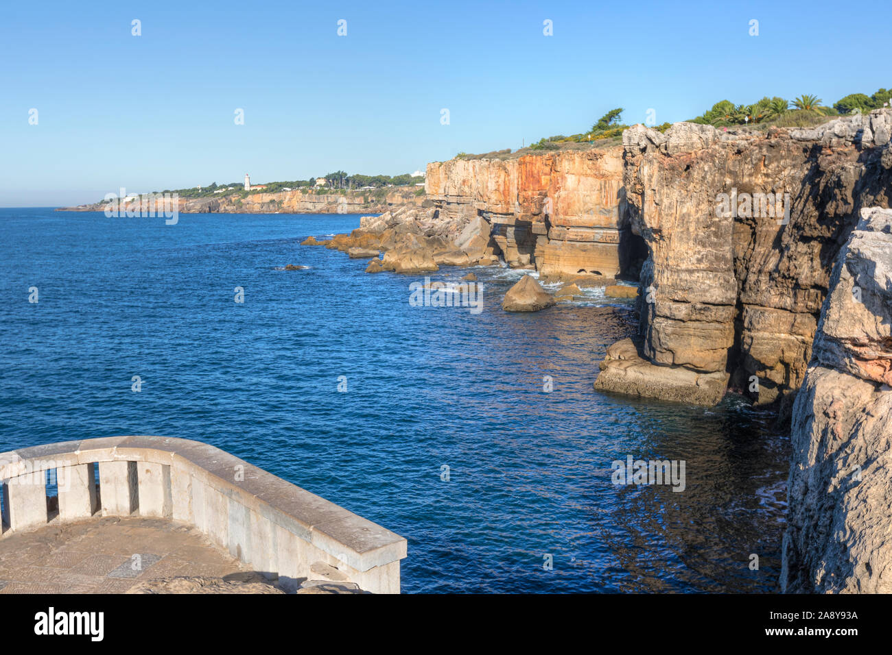 Boca do Inferno, Cascais, Lisbon, Portugal, Europe Stock Photo