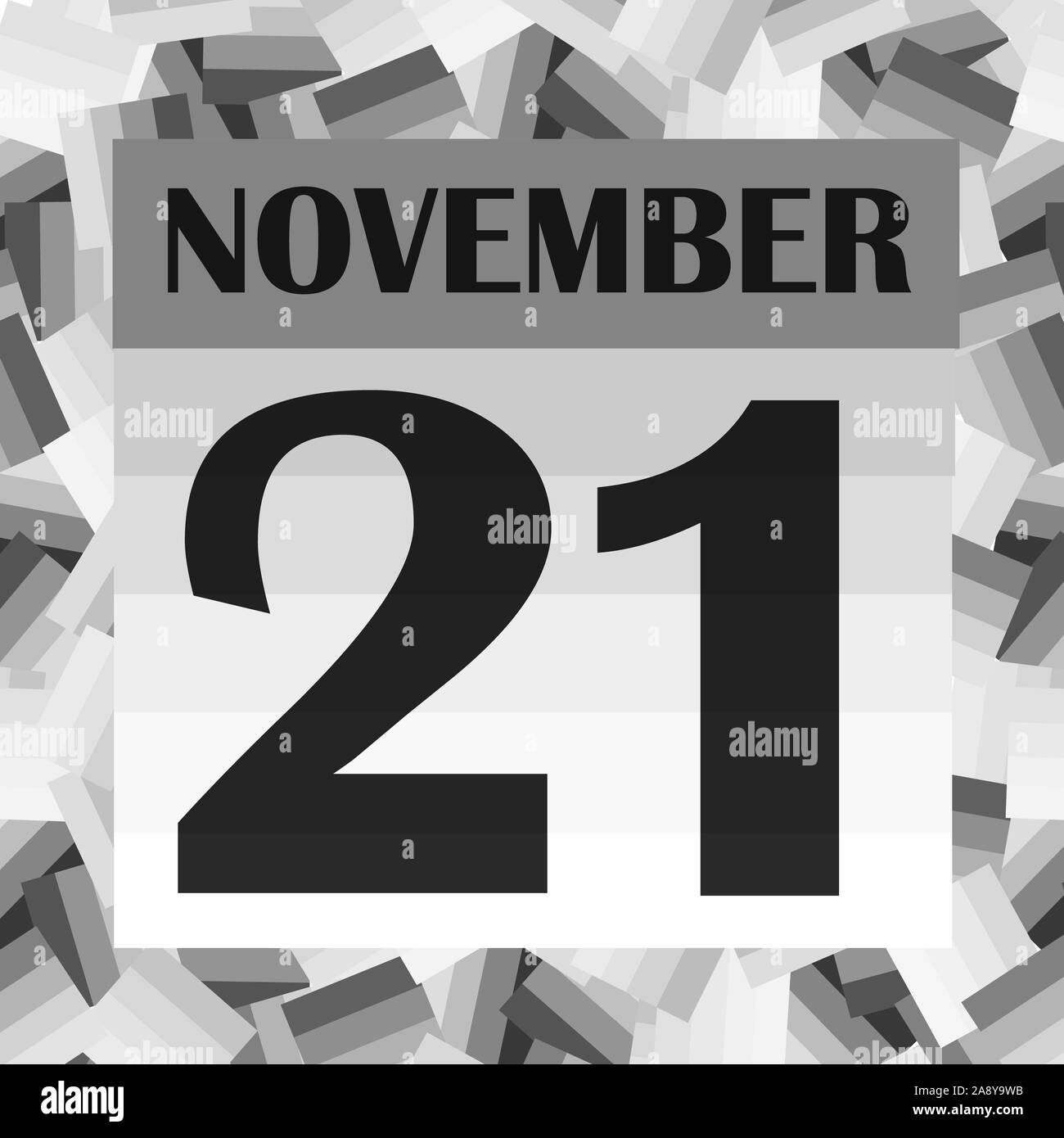 November 21 icon. For planning important day. Banner for holidays and ...