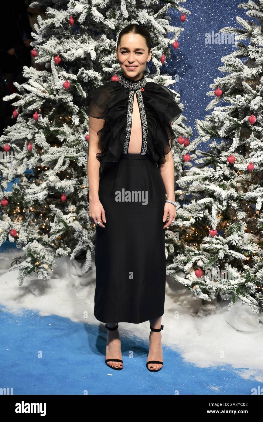 Emilia Clarke. Last Christmas - UK Premiere, BFI Southbank, London. UK Stock Photo