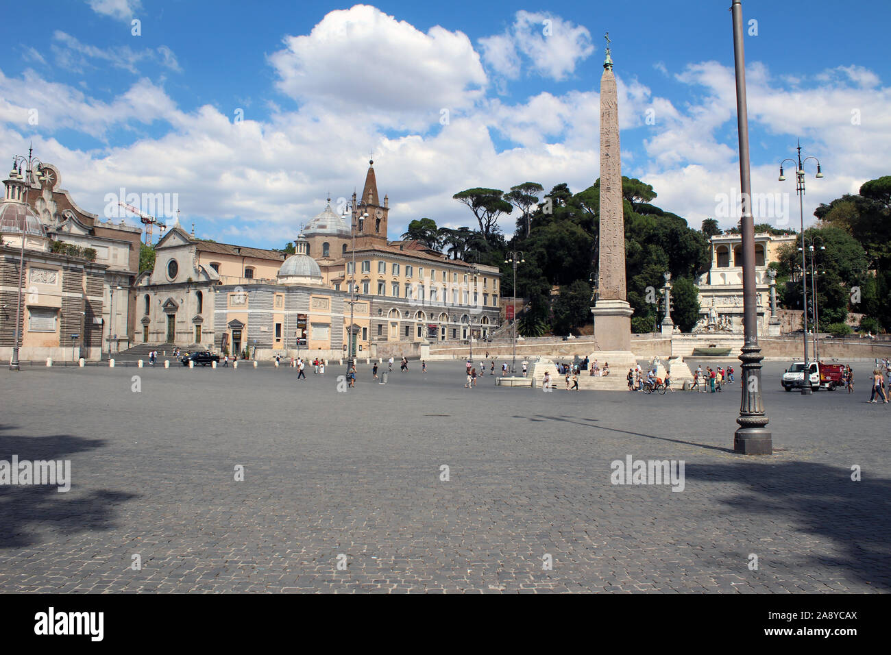 Piazza del Popolo Stock Photo