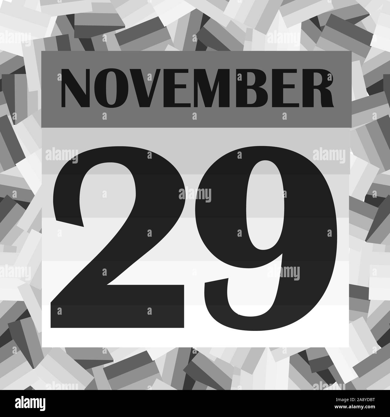 November 29 icon. For planning important day. Banner for holidays and ...