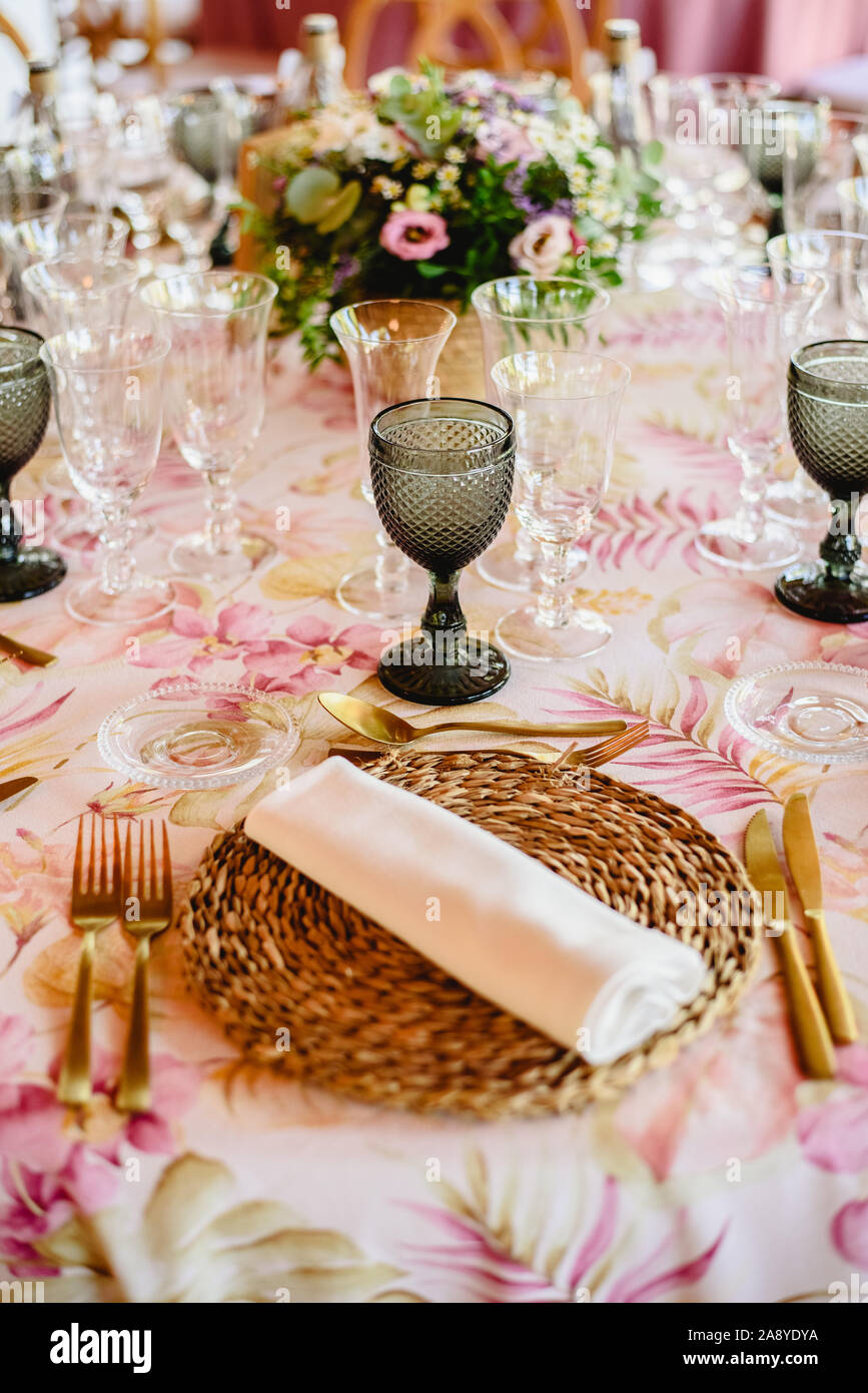 Vintage Wedding Tables Stock Photos Vintage Wedding Tables Stock