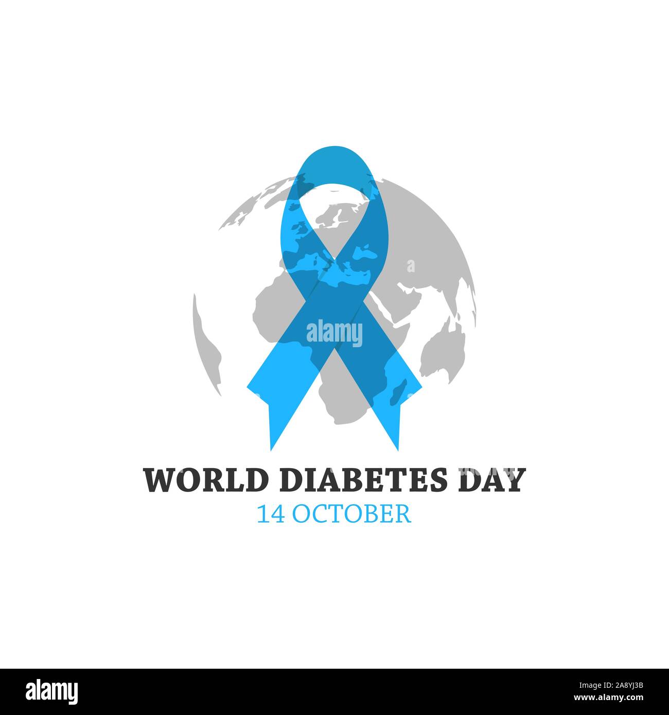Poster design for world diabetes day Free Vector. Vector illustration of World Diabetes Day