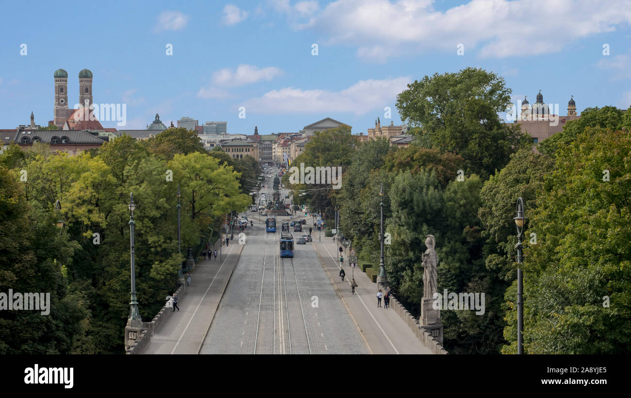 Germany munich view maximilianstrasse hi-res stock photography and ...