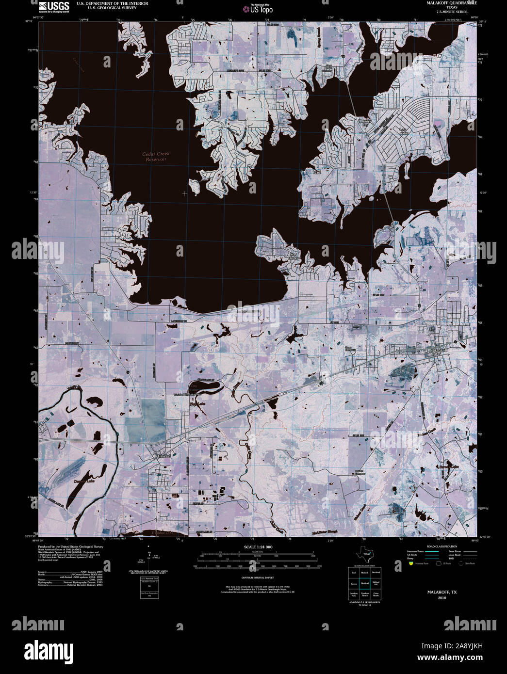 Map of malakoff texas hires stock photography and images Alamy