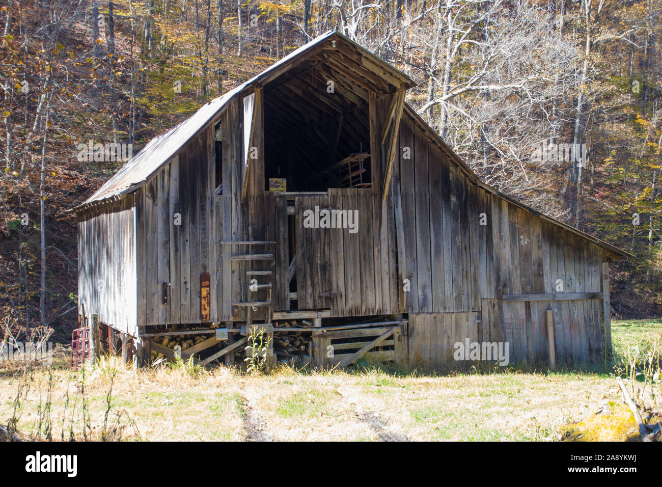 Old Barn In Virginia Stock Photos Old Barn In Virginia Stock