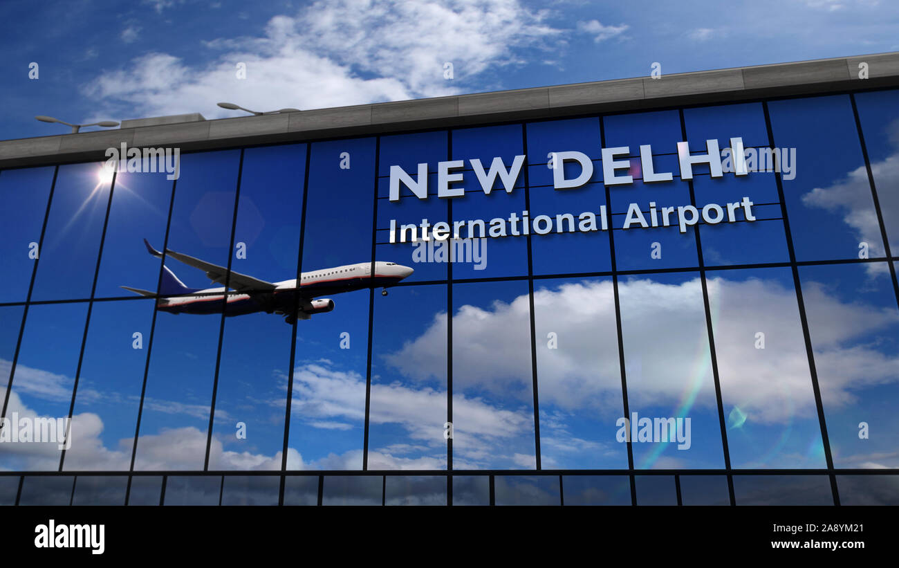 Delhi airport hires stock photography and