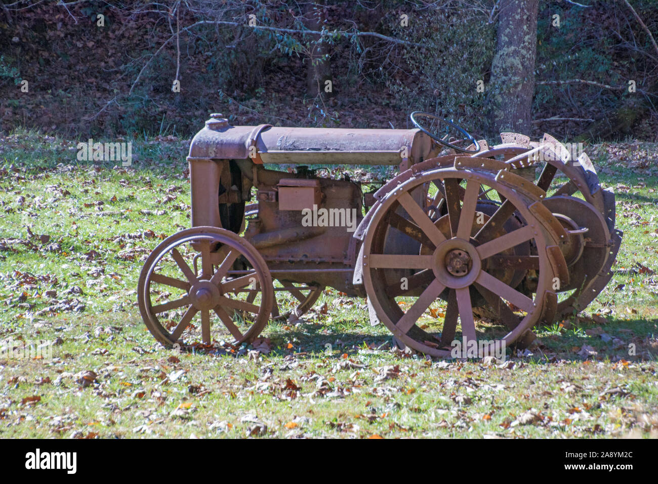 Old tractor in West Virginia Stock Photo Alamy