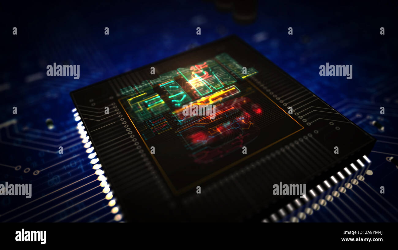 HTML5 symbol futuristic 3D rendering illustration. Concept of ...