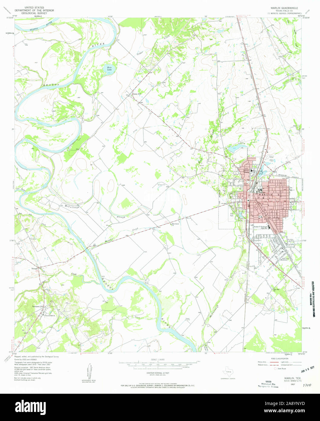 Marlin texas map hi-res stock photography and images - Alamy