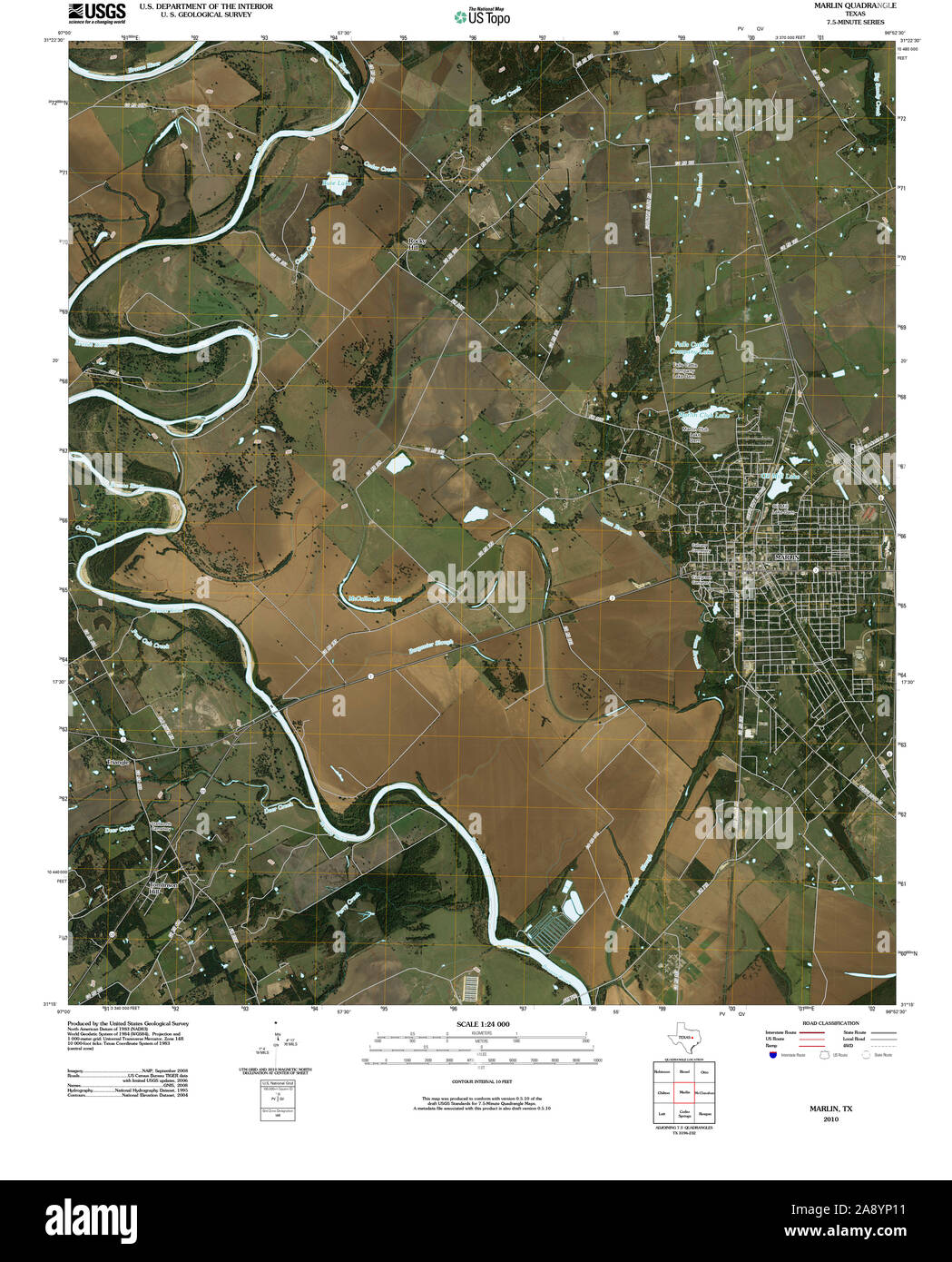 Marlin texas map hi-res stock photography and images - Alamy