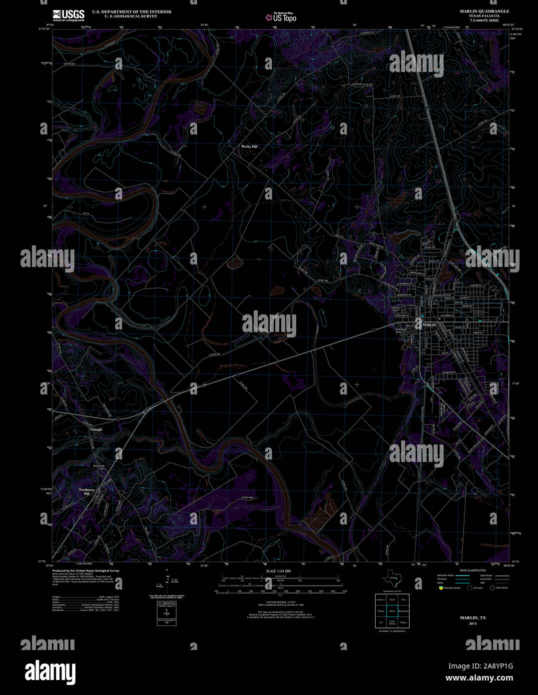 Map of marlin hires stock photography and images Alamy