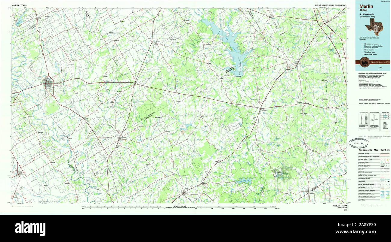 Map of marlin texas hires stock photography and images Alamy