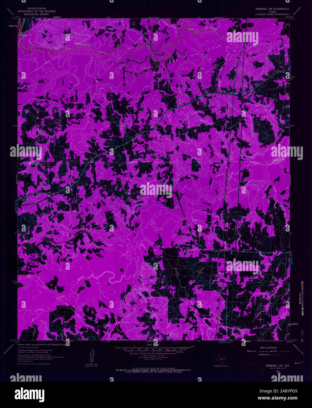 Marshall texas map hires stock photography and images Alamy