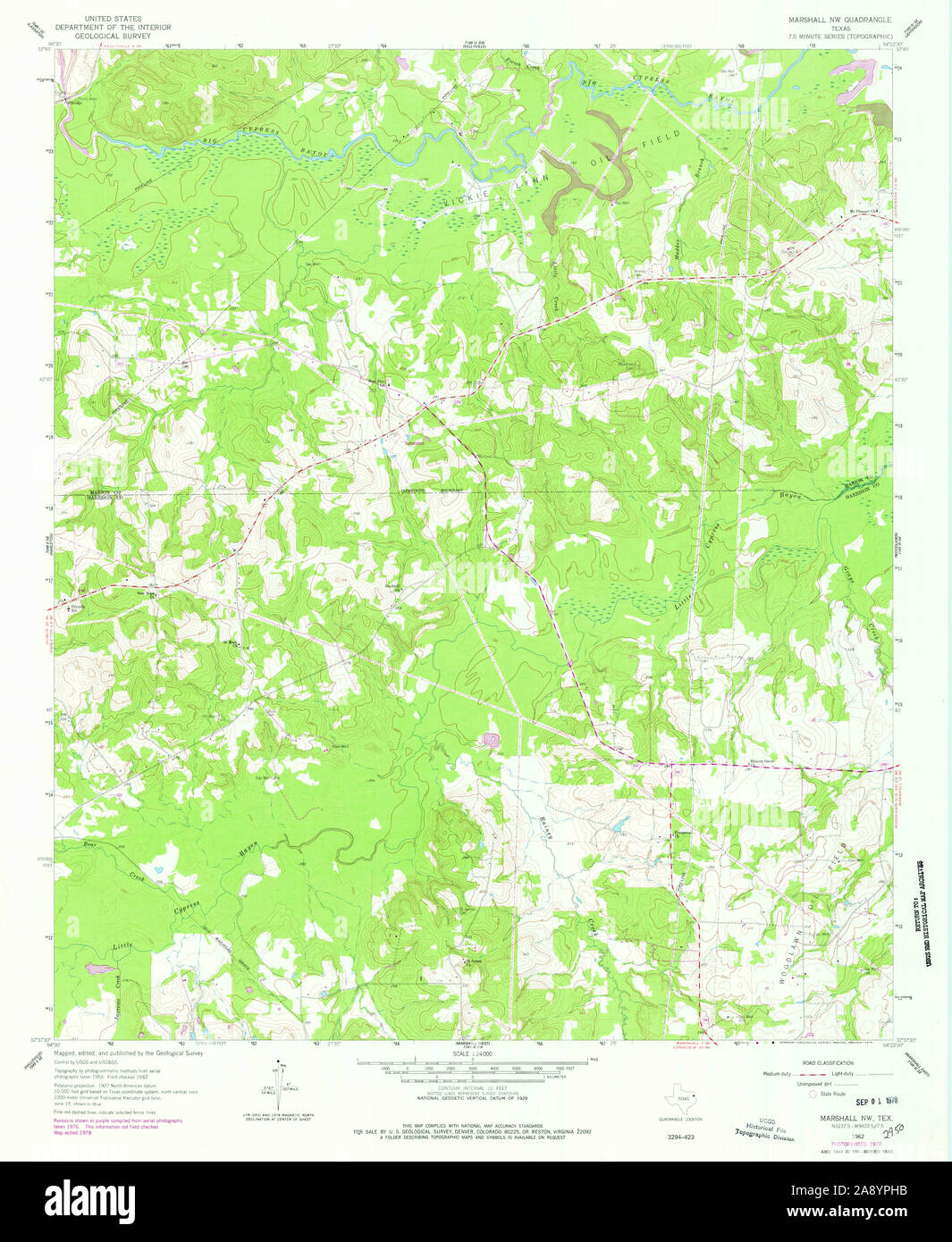 Marshall texas map hi-res stock photography and images - Alamy