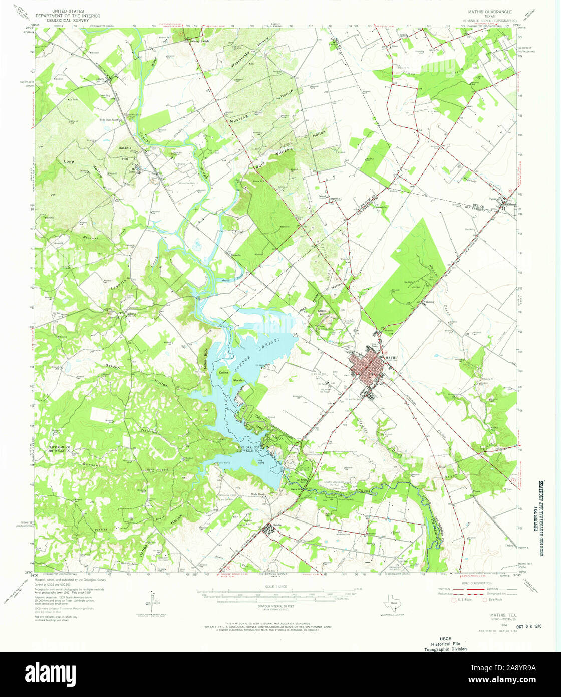Mathis texas map hires stock photography and images Alamy