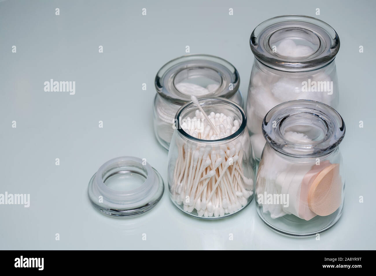 Storage jars bathroom hi-res stock photography and images - Alamy