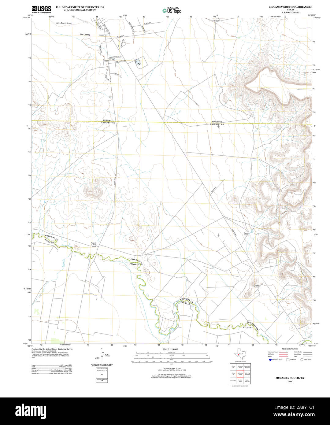 Mccamey map hires stock photography and images Alamy