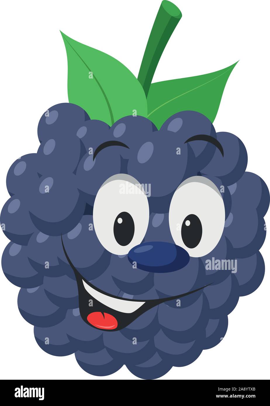 cartoon blackberries