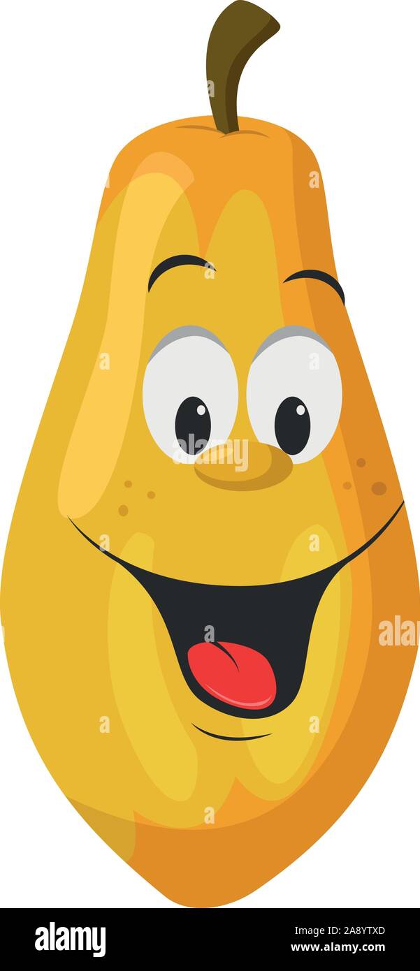 Fruits Characters Collection Vector illustration of a funny and