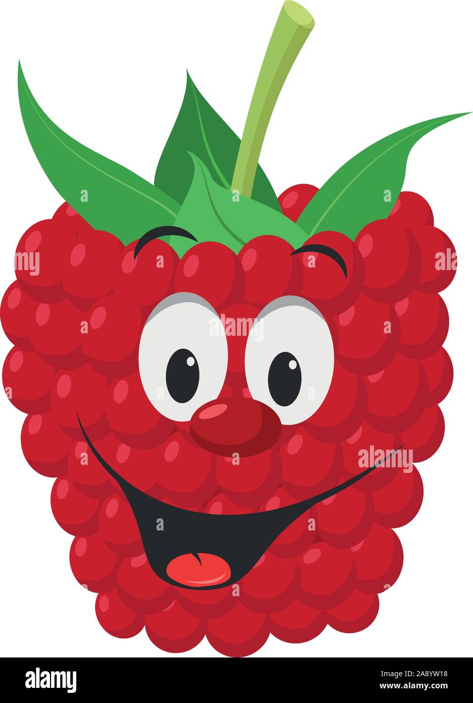 Raspberry Face Emoji Clipart
