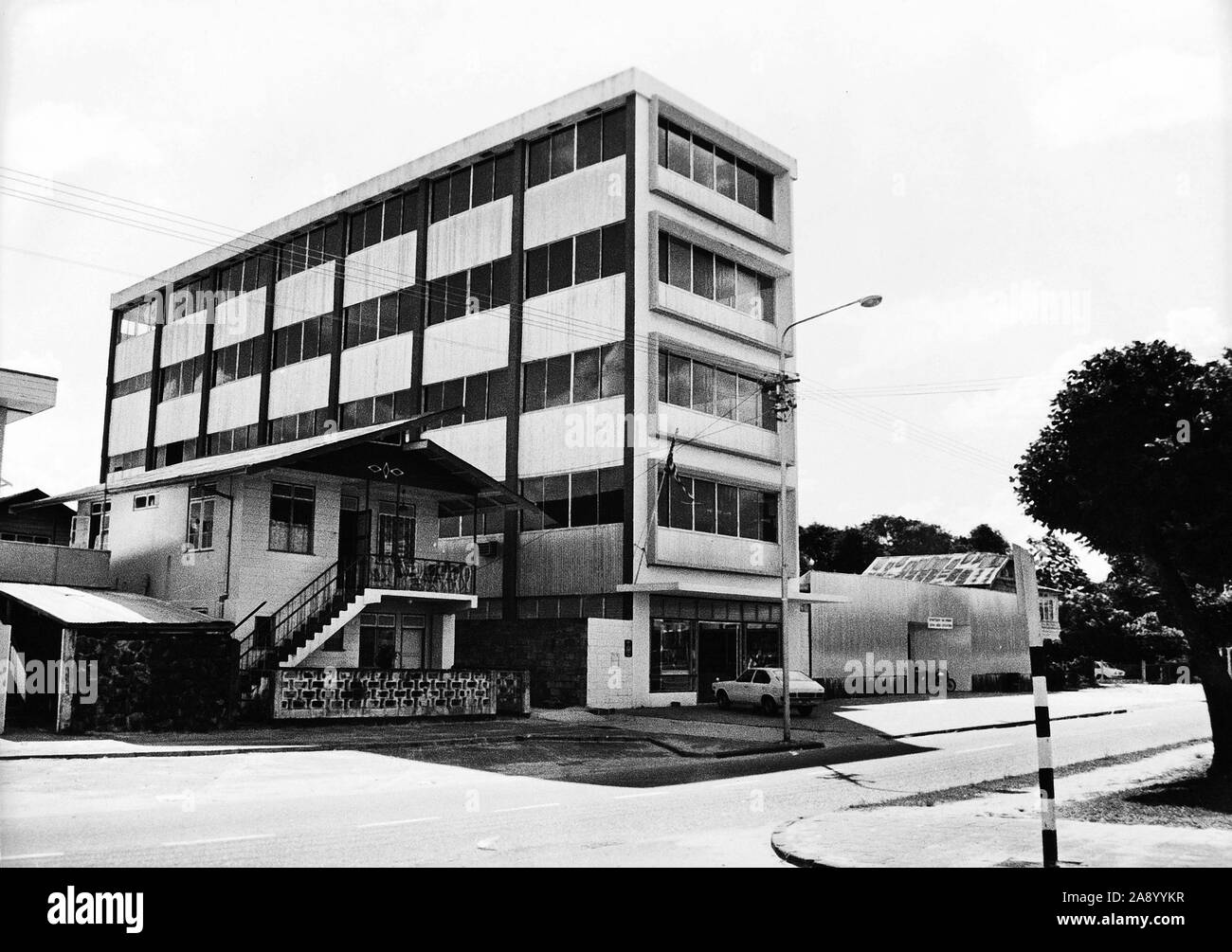 Paramaribo Chancery Office Building 1980 Stock Photo Alamy