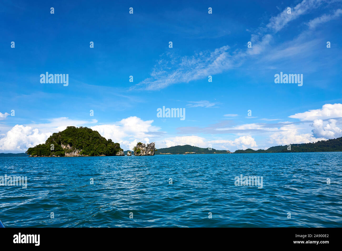 LANGKAWI, MALAYSIA OCTOBER 13.2019 Langkawi island hopping, diving