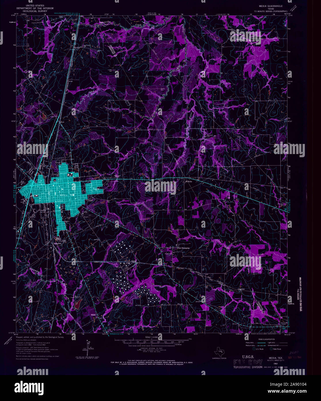 Map of mexia texas hires stock photography and images Alamy