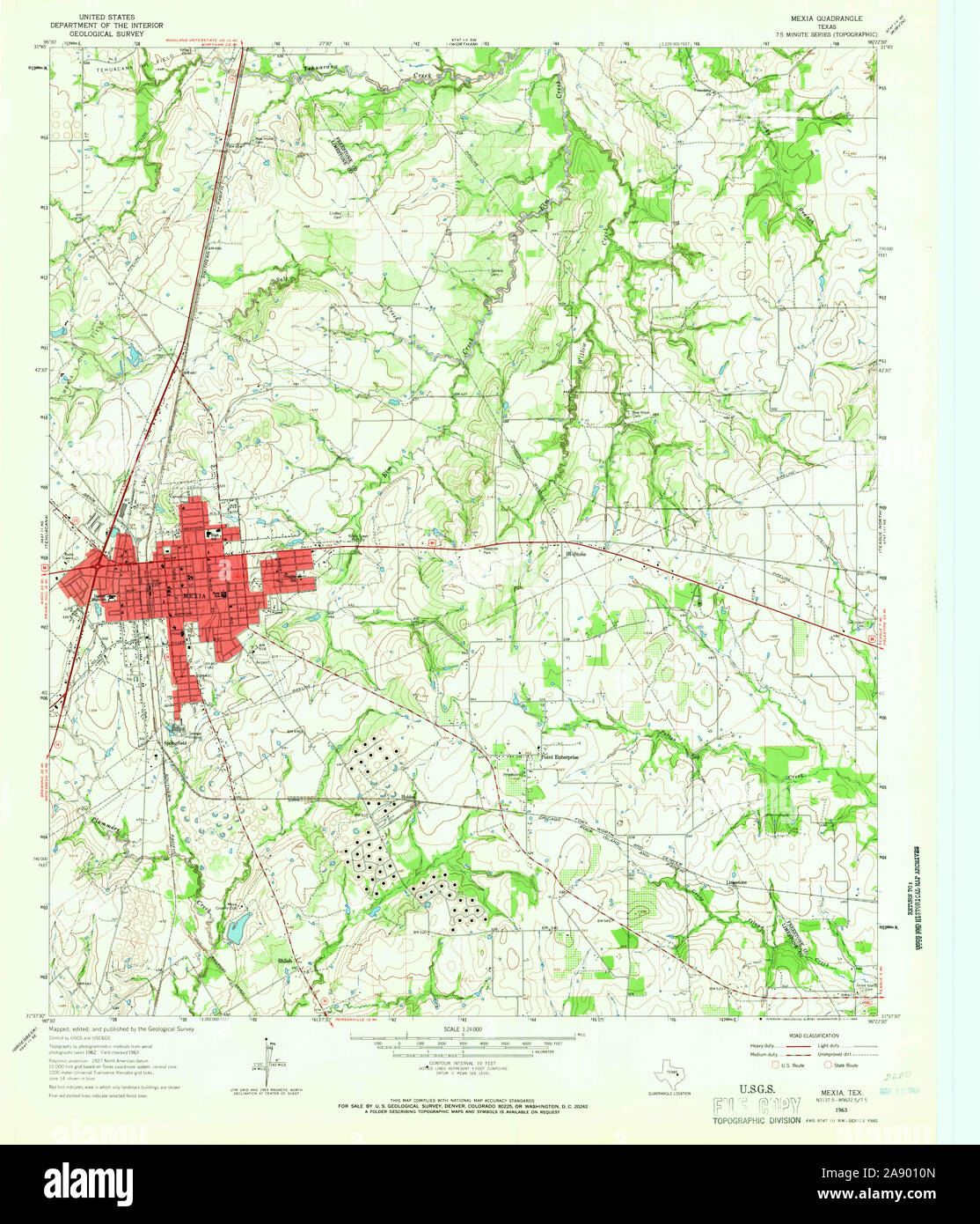 Map of mexia texas hires stock photography and images Alamy