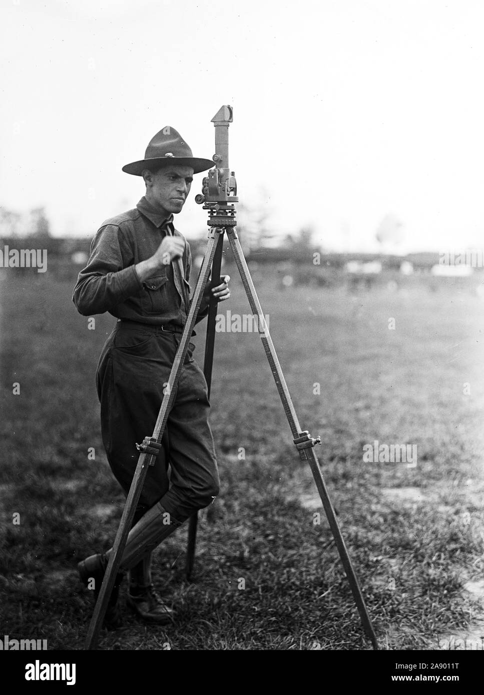 History of surveying Black and White Stock Photos & Images Alamy