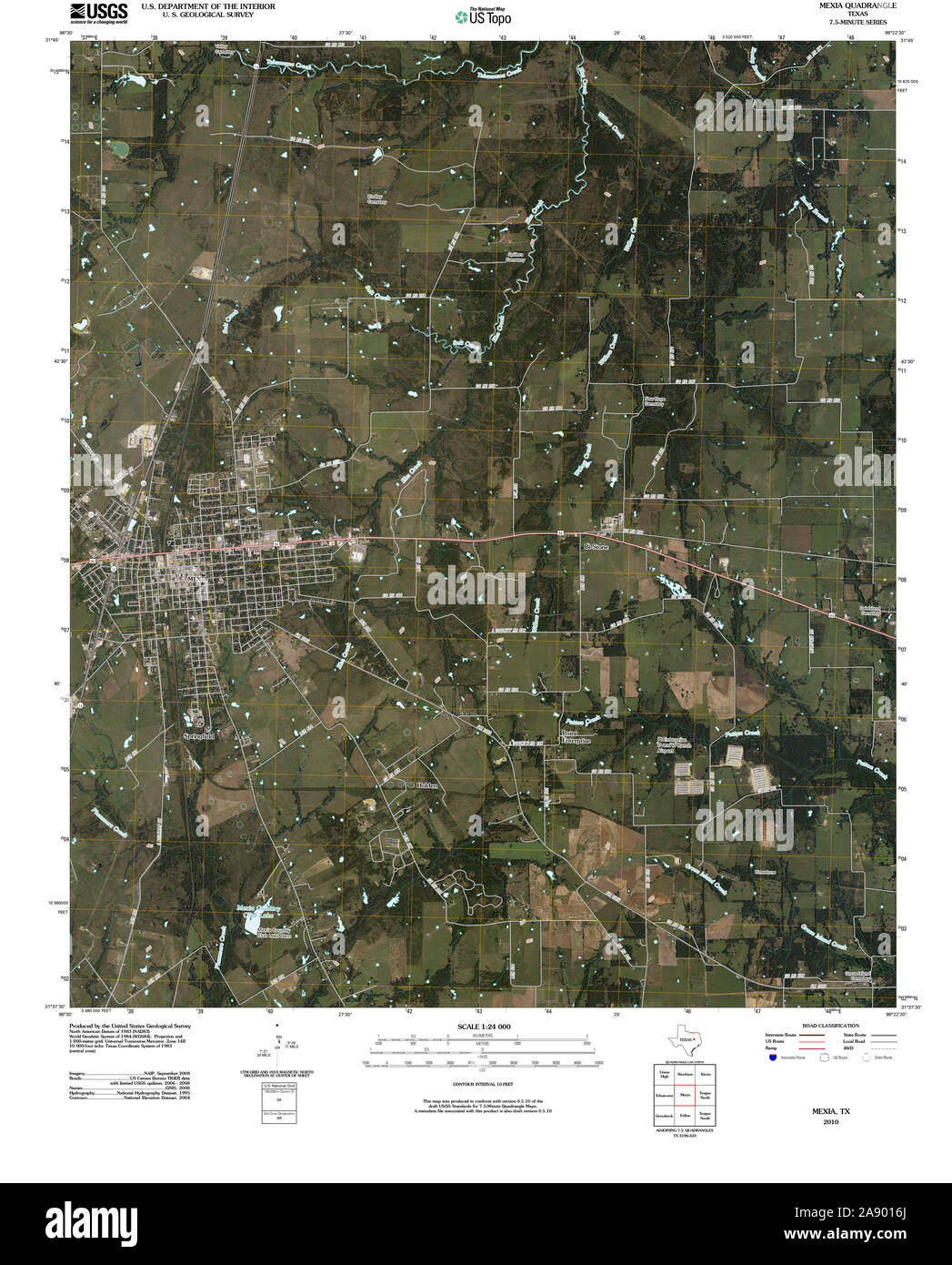 Map of mexia texas hi-res stock photography and images - Alamy