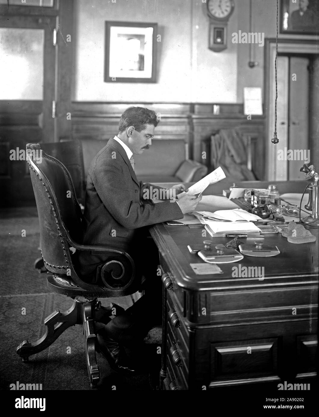 Post office in the early 1900s (before 1945 Stock Photo Alamy