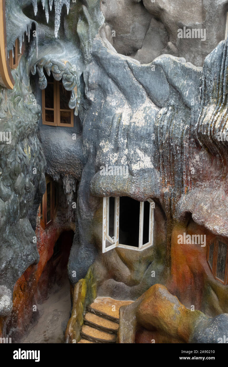 An Interesting And Odd Facade At Crazy House In Dalat Da Lat