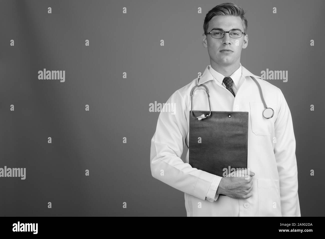 Portrait handsome doctor in hi-res stock photography and images - Alamy