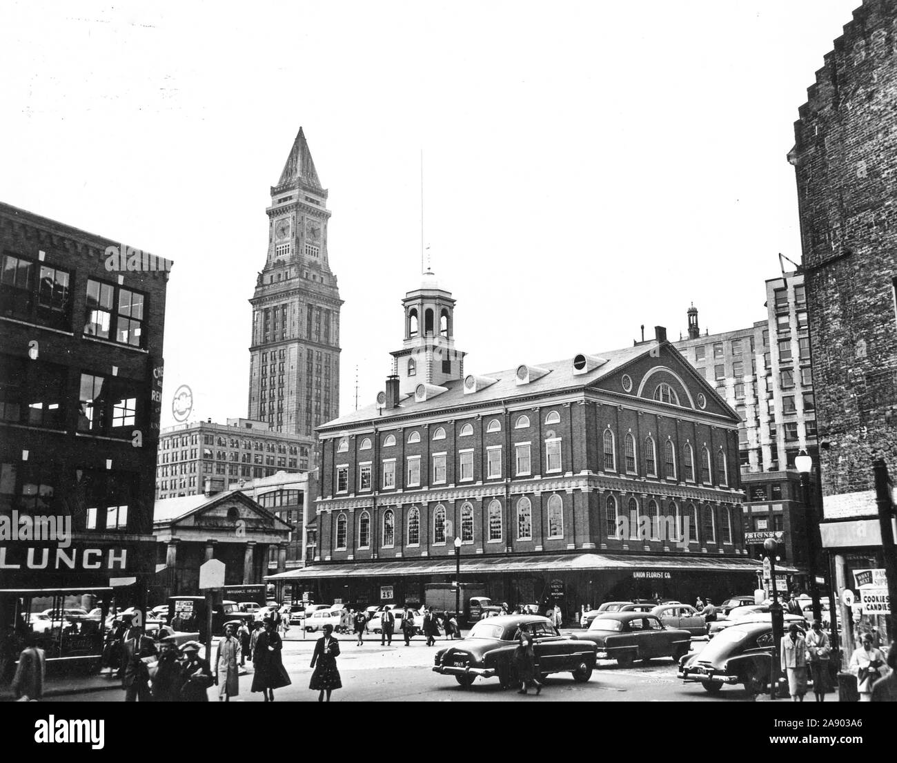 Faneuil Hall (Boston, Mass.) 1938 Stock Photo Alamy