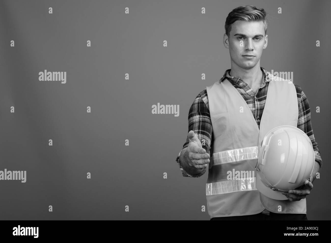 Worker Black and White Stock Photos & Images - Alamy