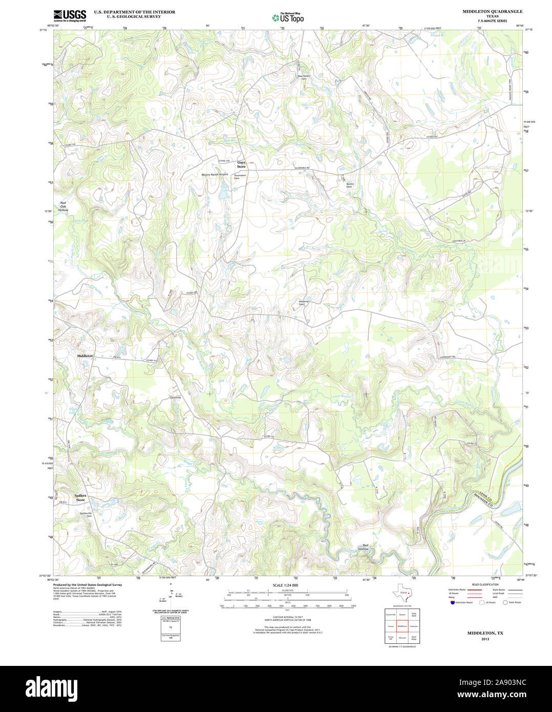 Map of middleton hi-res stock photography and images - Alamy