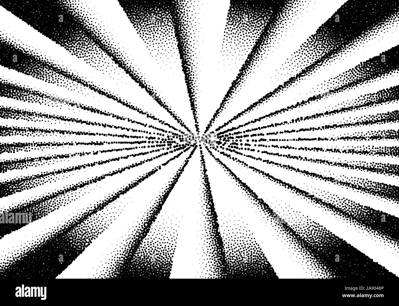 Abstract sun rays with dotwork retro or tattoo style Stock Vector Image ...