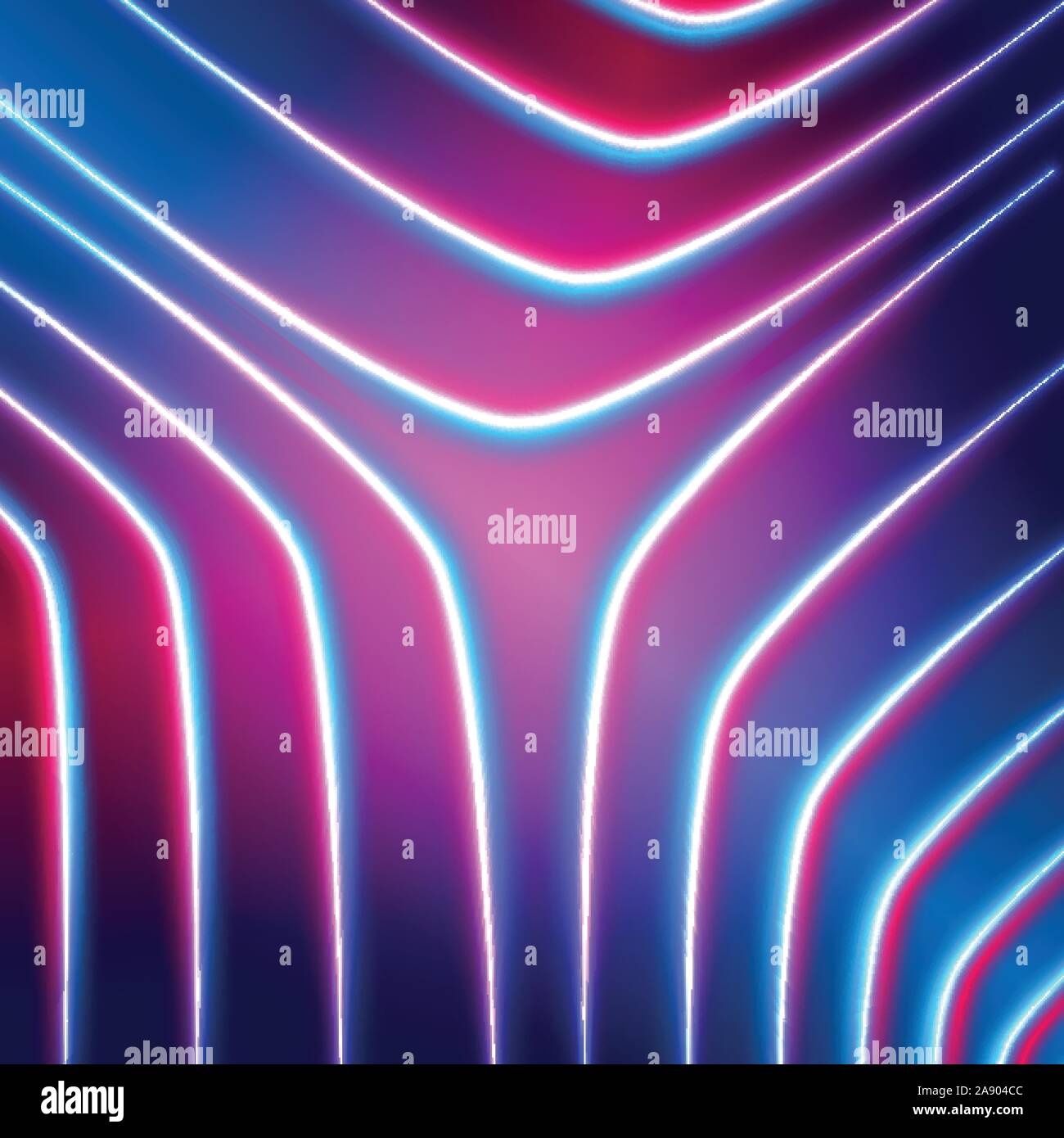 Bright neon ultraviolet triangle lines background with 80s style Stock ...