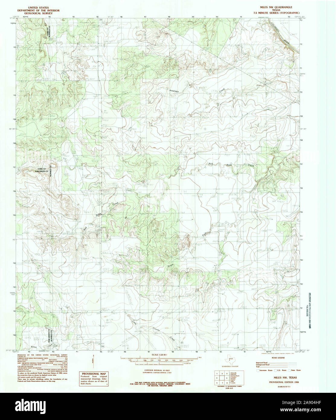Map of miles texas hires stock photography and images Alamy