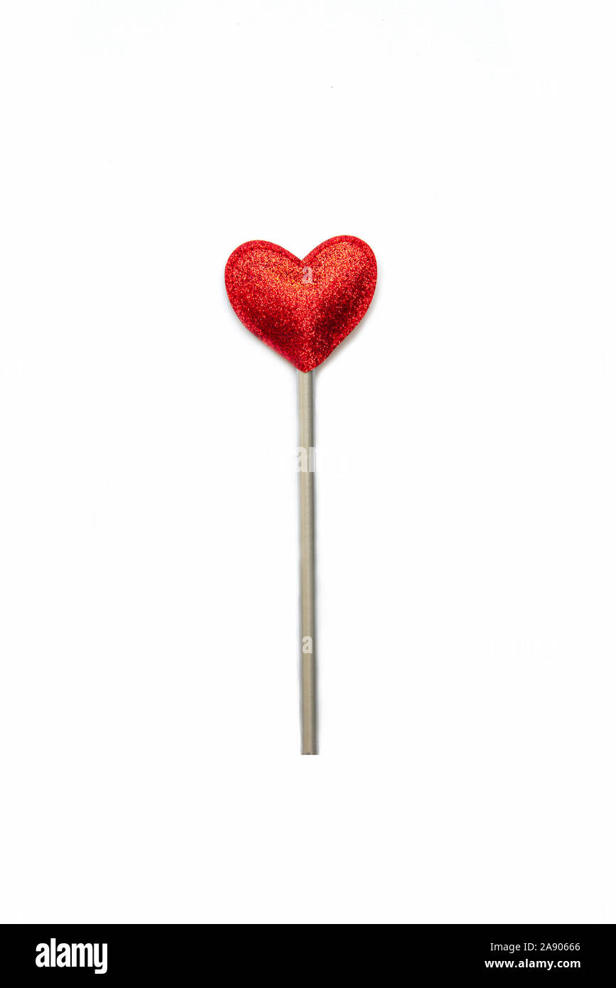 Love magic wand. Valentine's Day concept. Stock Photo